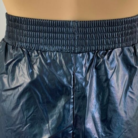 NWT VS Sz L Sports Blue Metallic Joggers Cargo - Picture 3 of 4